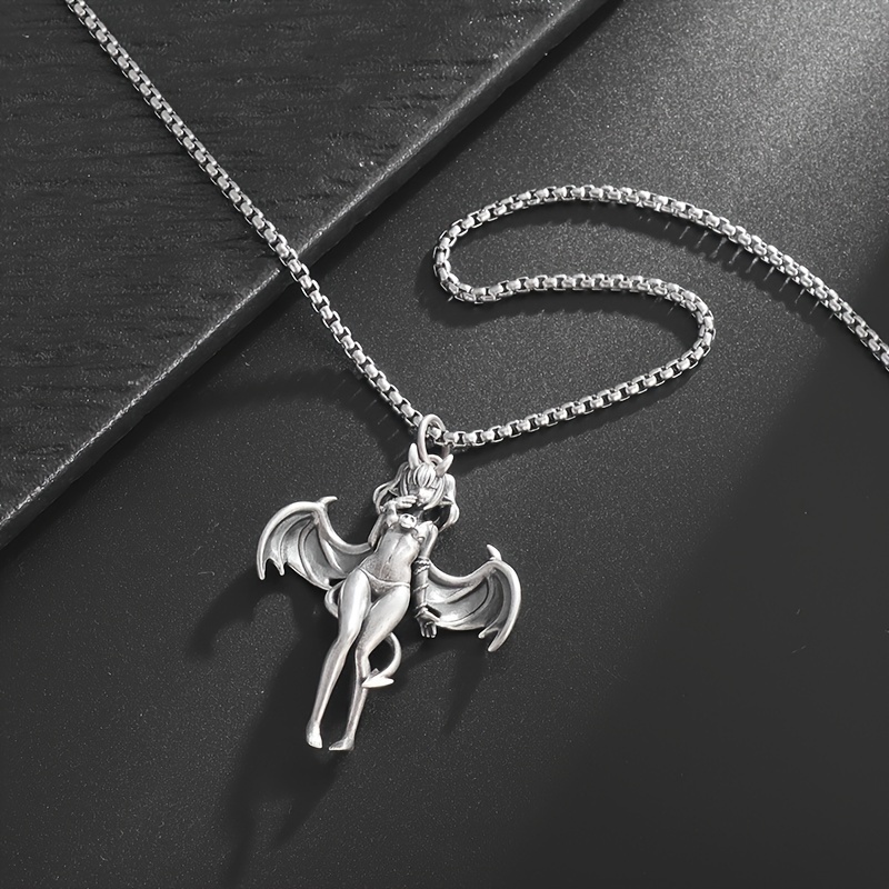 Women's Vintage Distressed Double-Layer Skeleton Necklace